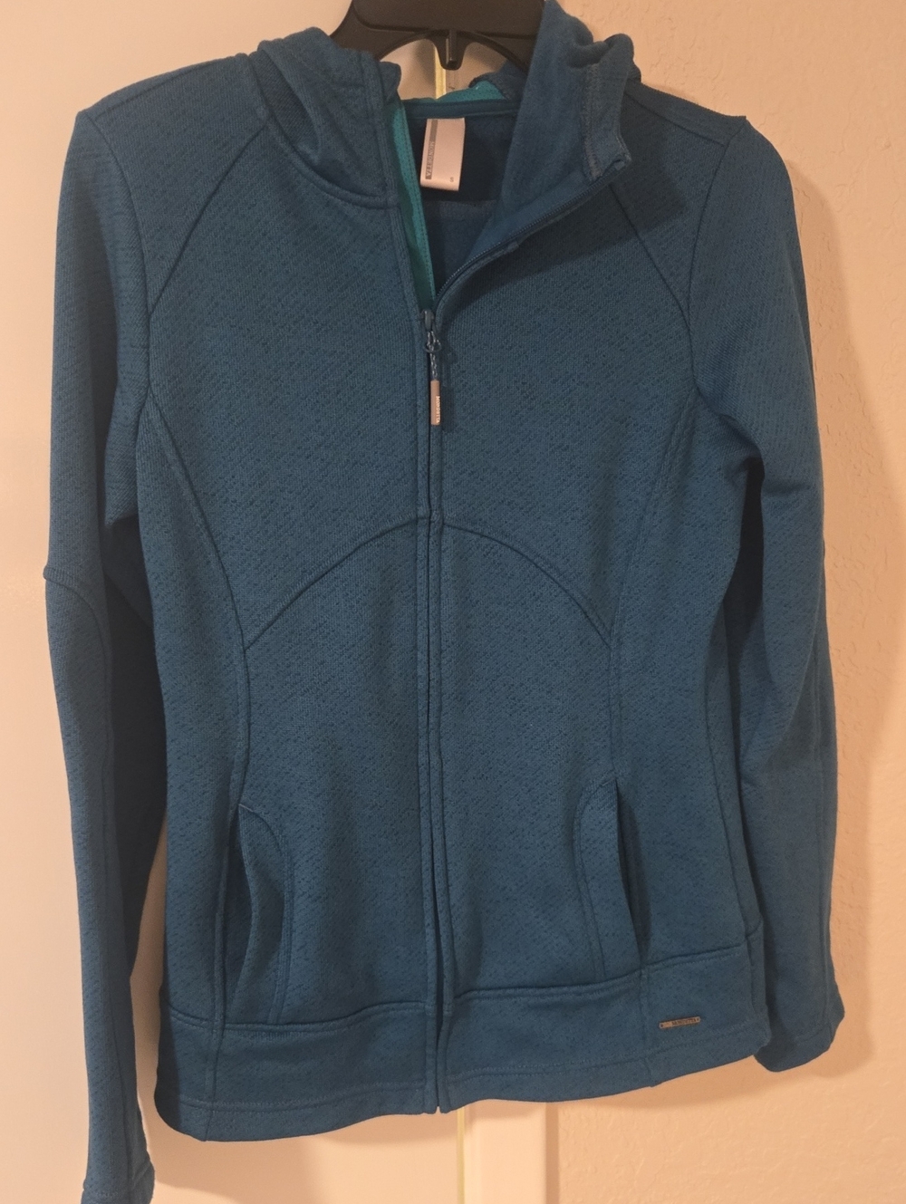 Mondetta Teal Full-Zip Hooded Utility Jacket